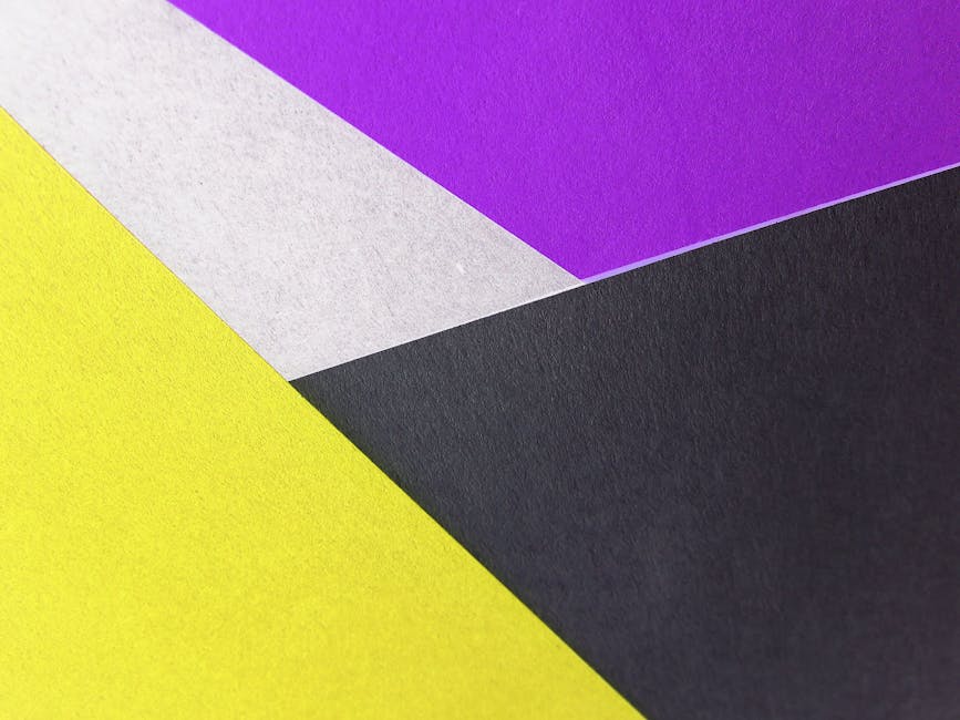Clean geometric design patterns