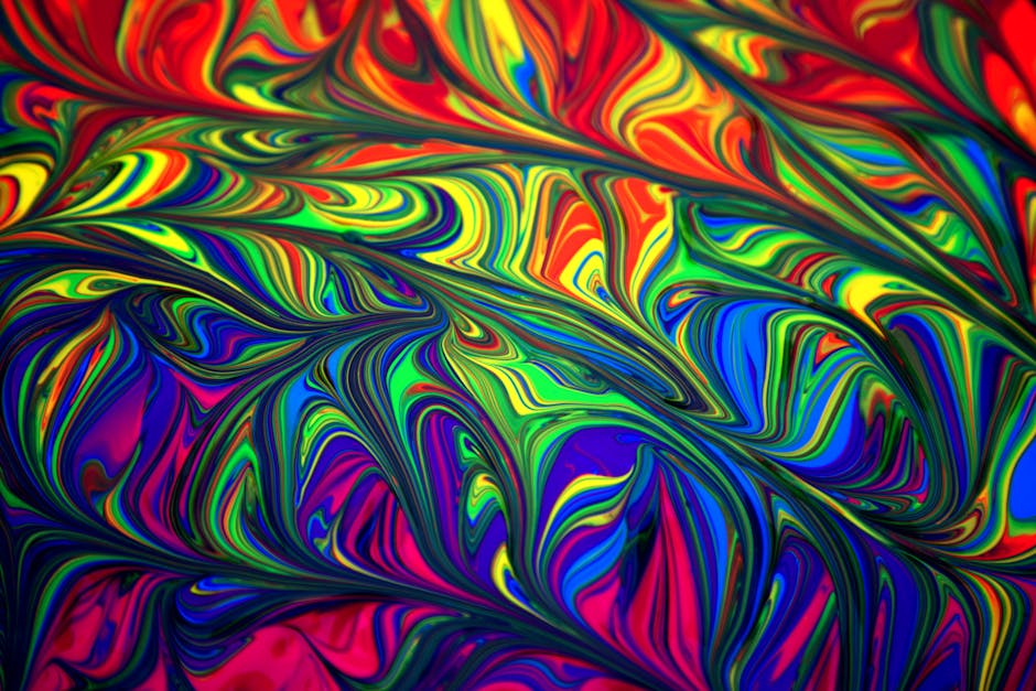 Abstract marble color patterns
